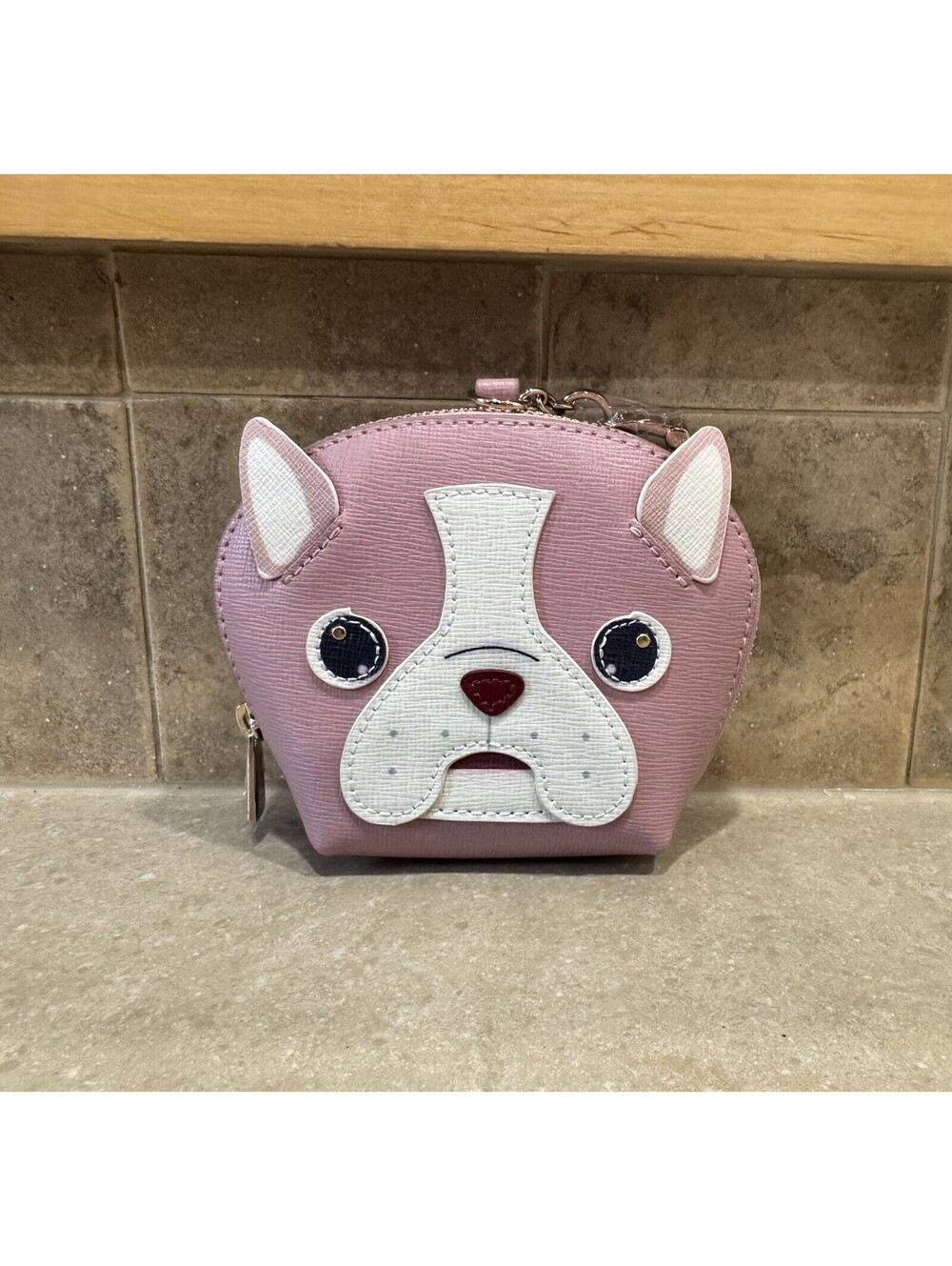 Authentic Furla Allegra Frenchie French Bulldog Coin Purse